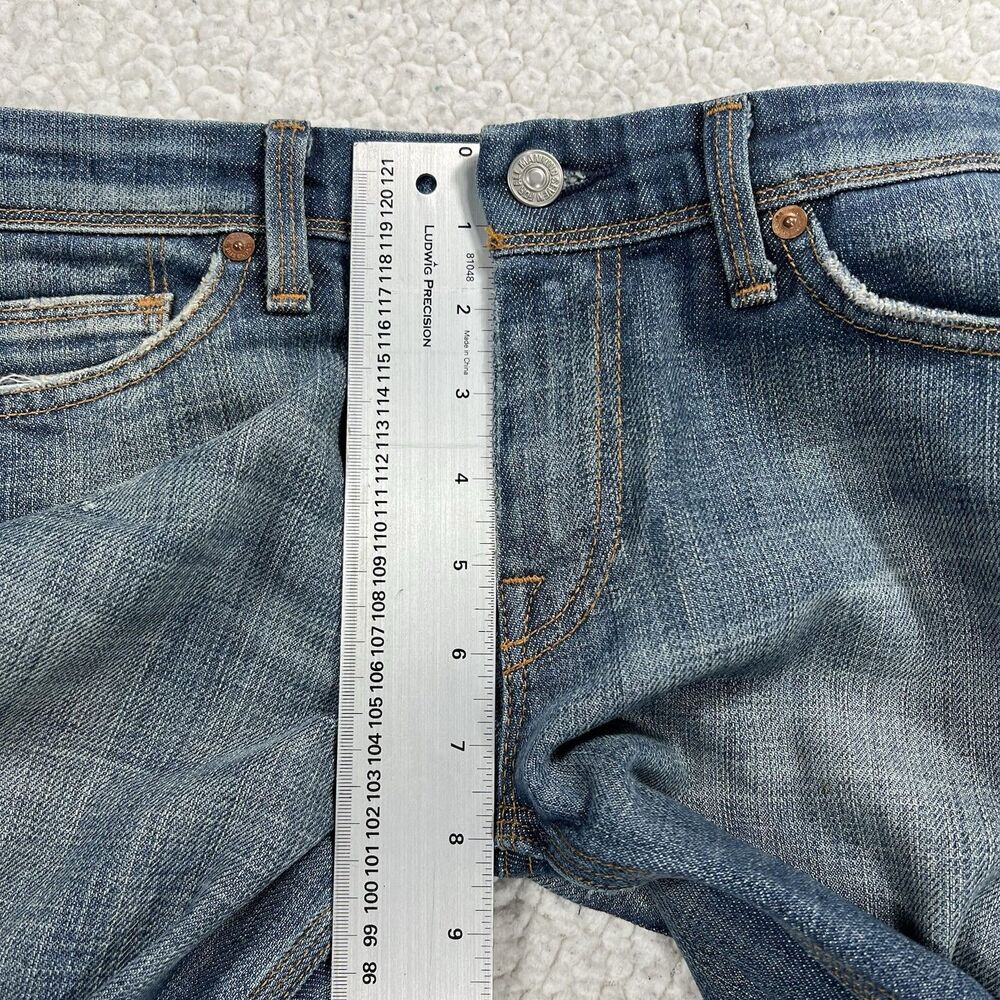 7 For All Mankind Bootcut Jeans Women's 28 (Actual 31x29) USA Made Western Boho - Picture 12 of 13